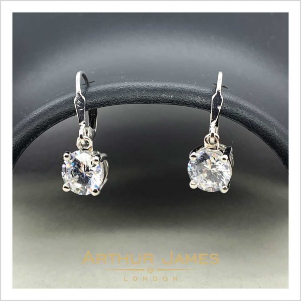 Solitaire Stud earrings for women, wedding jewelry