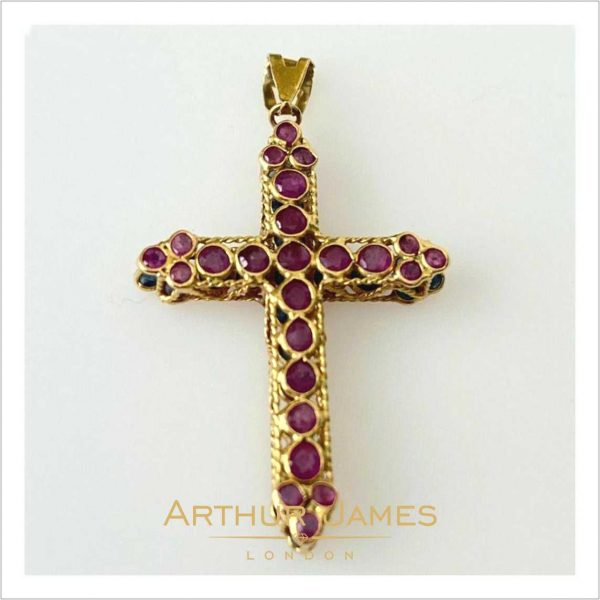 Jesus Christ Christening pendant for men and women , sterling silver, yellow gold plated