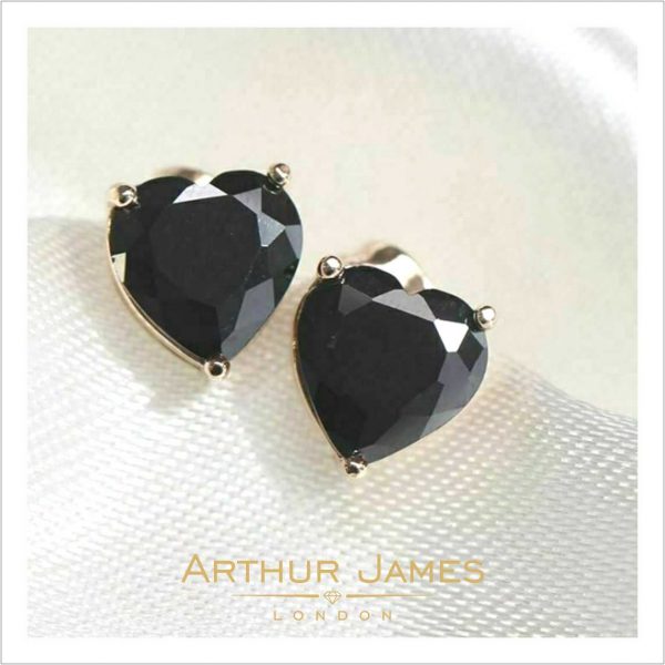 Mini Heart Stud Earrings for women, sterling silver 925 jewelry for women