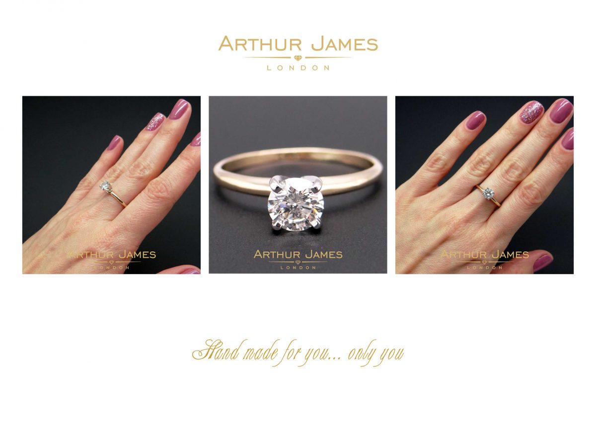 Classic Shape Round Cut Diamond Ladies Ring