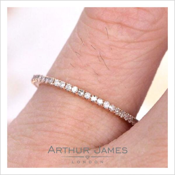 Eternity Round Cut Diamond Ladies Band Ring