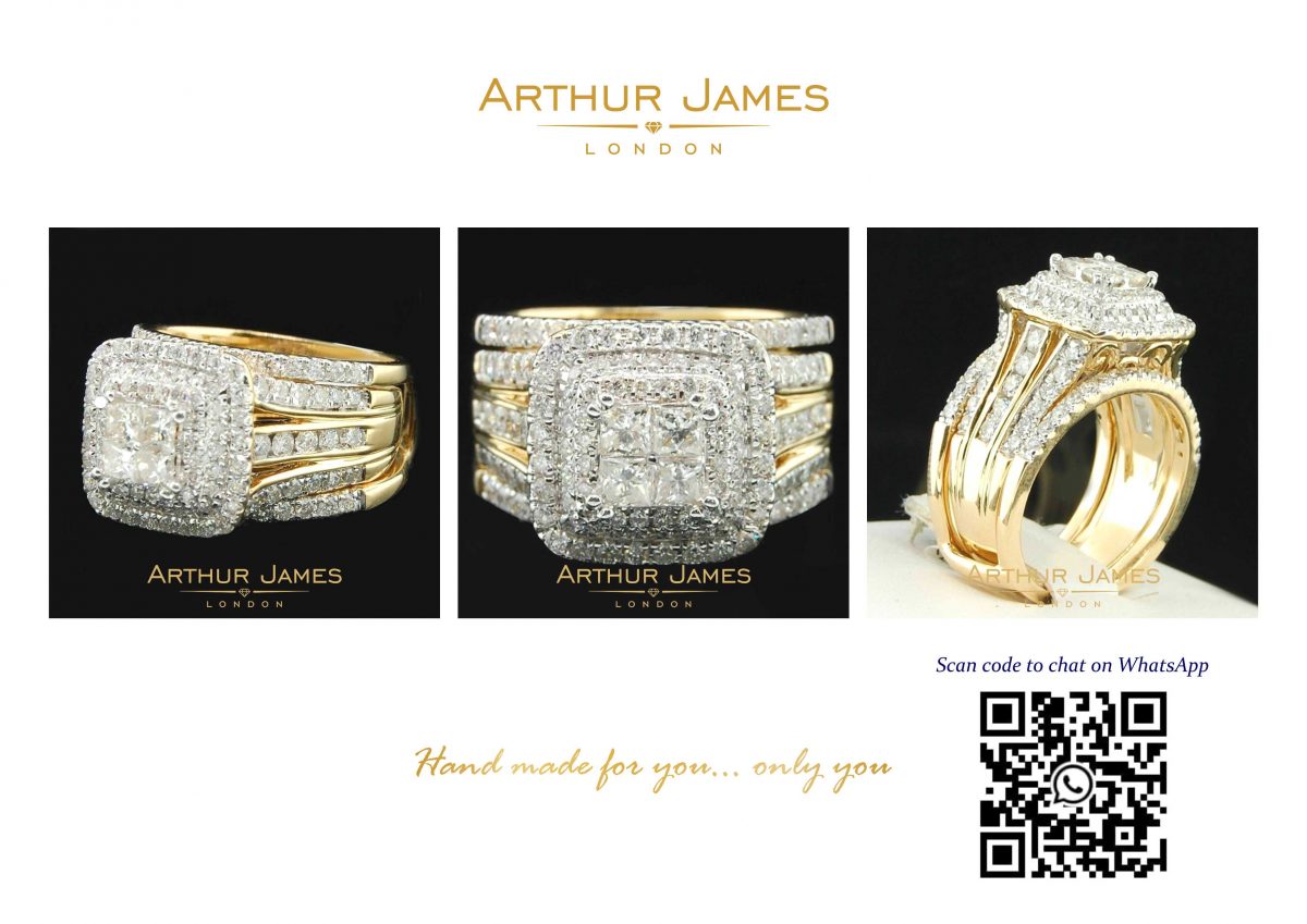 Princess Cut Diamond Women's Bridal Set Ring