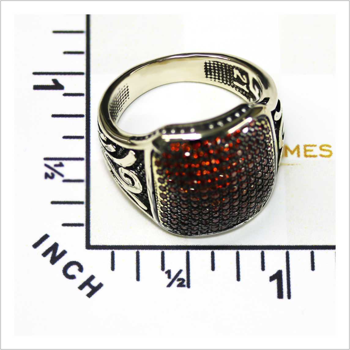 Stone ring on sale style for man